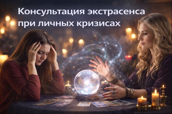 Консультация экстрасенса при личных кризисах